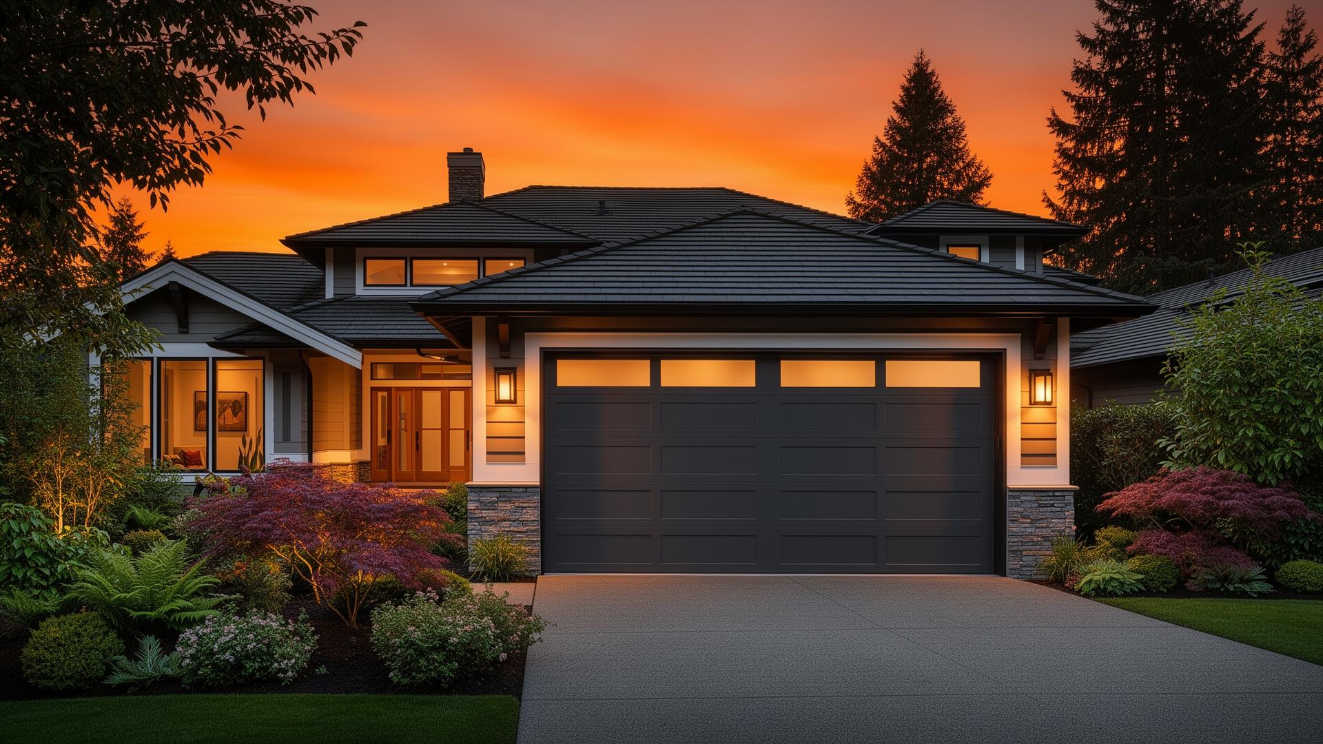 Premium fiberglass garage door installation